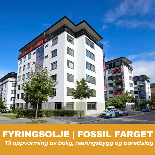 Fyringsolje | Fossil farget | Til oppvarming bolig, næringsbygg og borettslag