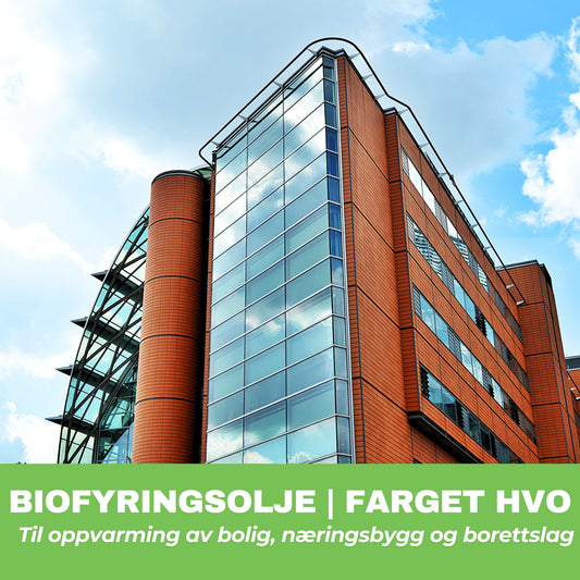 Biofyringsolje | Bio farget | HVO | Til oppvarming bolig, næringsbygg og borettslag