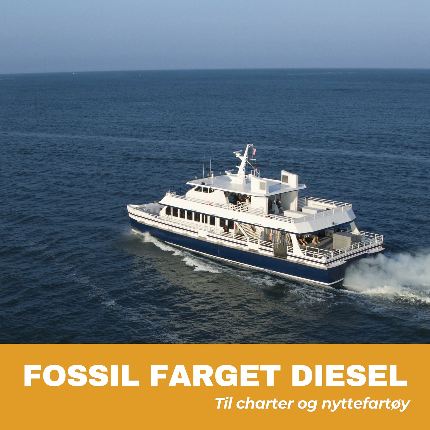 Marine | Fossil farget diesel | Til charter og nyttefartøy
